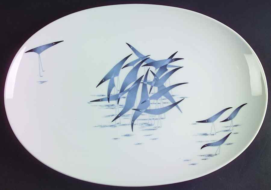 Conference 13" Oval Serving Platter by Rosenthal - Continental-1