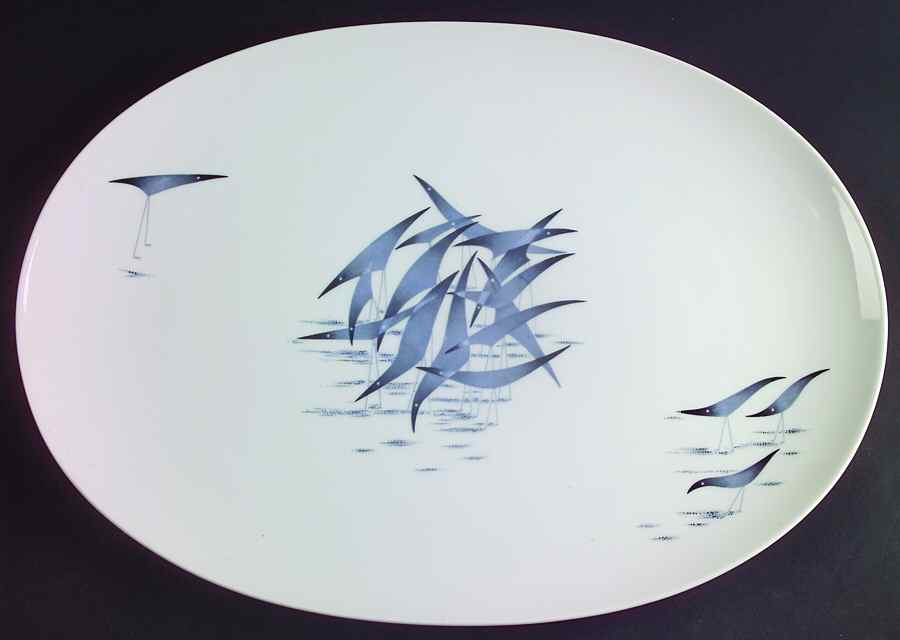 Conference 15" Oval Serving Platter by Rosenthal - Continental-1