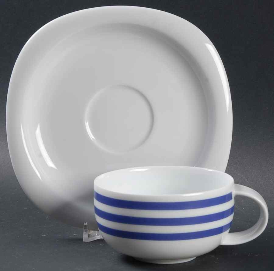 Concept 3 (Suomi) Flat Cup & Saucer Set by Rosenthal - Continental-1