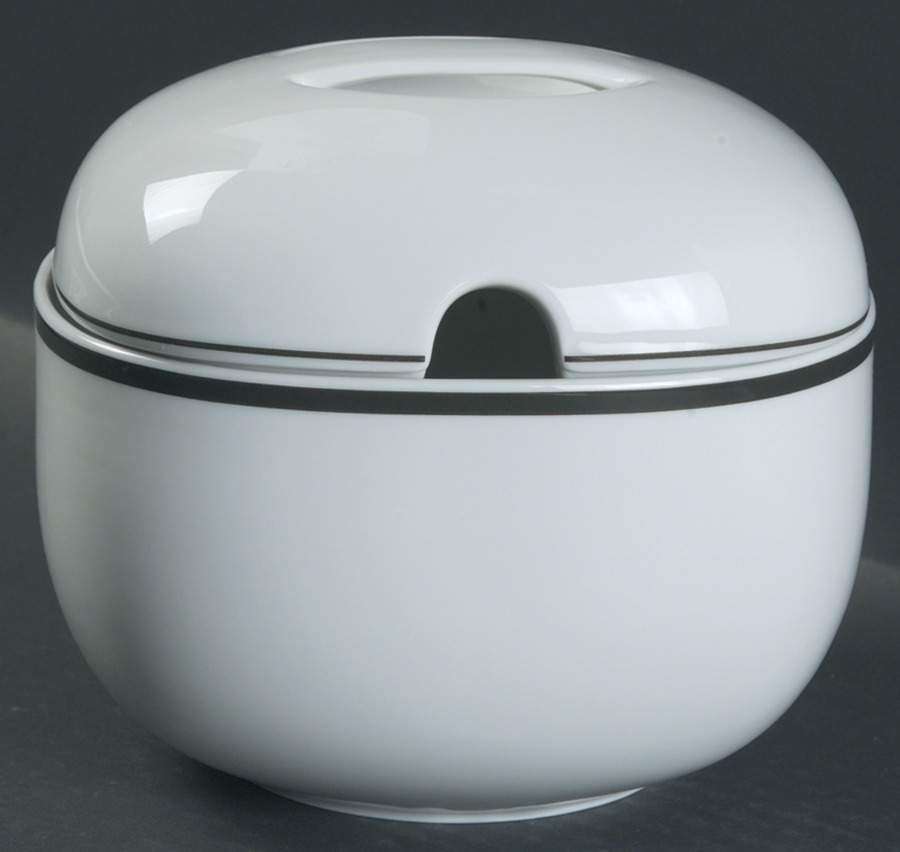 Concept 5 Anthracite Black (Suomi) Round Covered Vegetable by Rosenthal - Continental-1