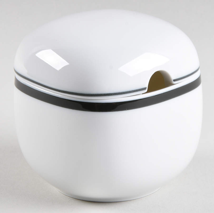 Concept 5 Anthracite Black (Suomi) Sugar Bowl & Lid by Rosenthal - Continental-1