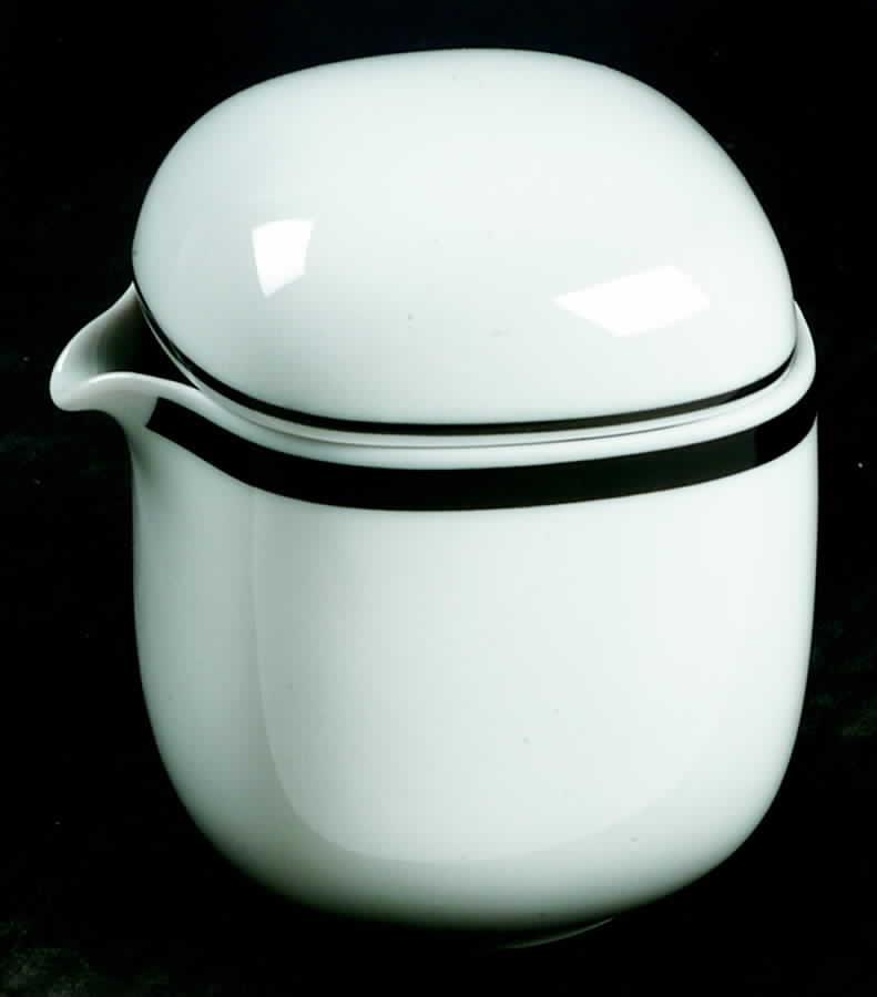 Concept 5 Anthracite Black (Suomi) Creamer & Lid by Rosenthal - Continental-1