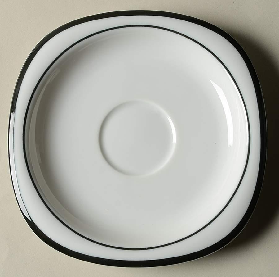Concept 5 Anthracite Black (Suomi) Saucer for Flat Cup by Rosenthal - Continental-1