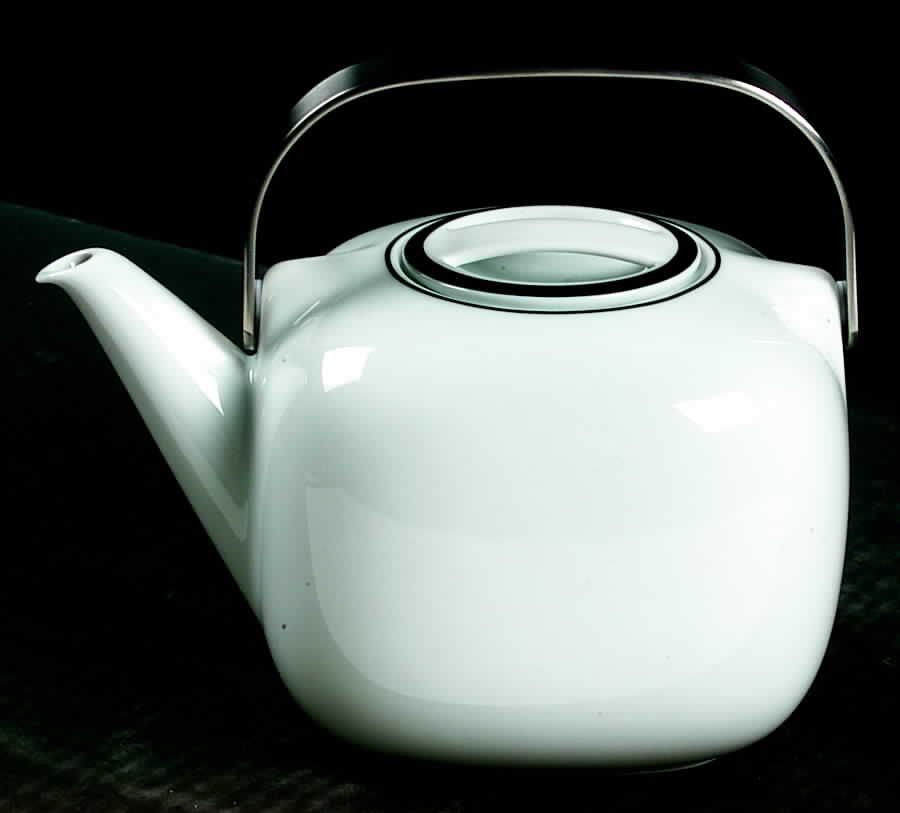 Concept 5 Anthracite Black (Suomi) Teapot & Lid by Rosenthal - Continental-1