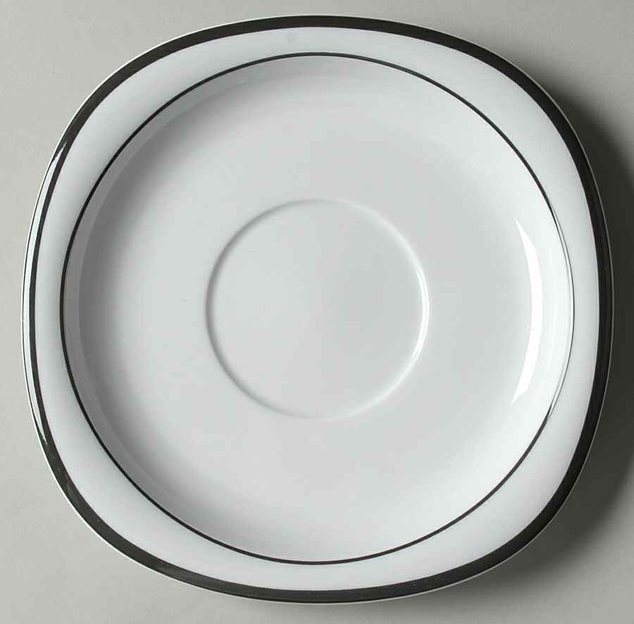 Concept 5 Anthracite Black (Suomi) Saucer for Cream Soup Bowl by Rosenthal - Continental-1