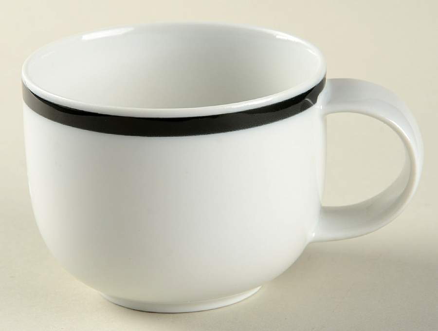 Concept 5 Anthracite Black (Suomi) Flat Cup by Rosenthal - Continental-1