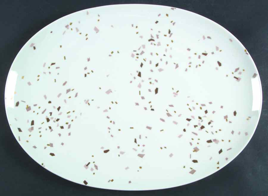 Confetti 16" Oval Serving Platter by Rosenthal - Continental-1
