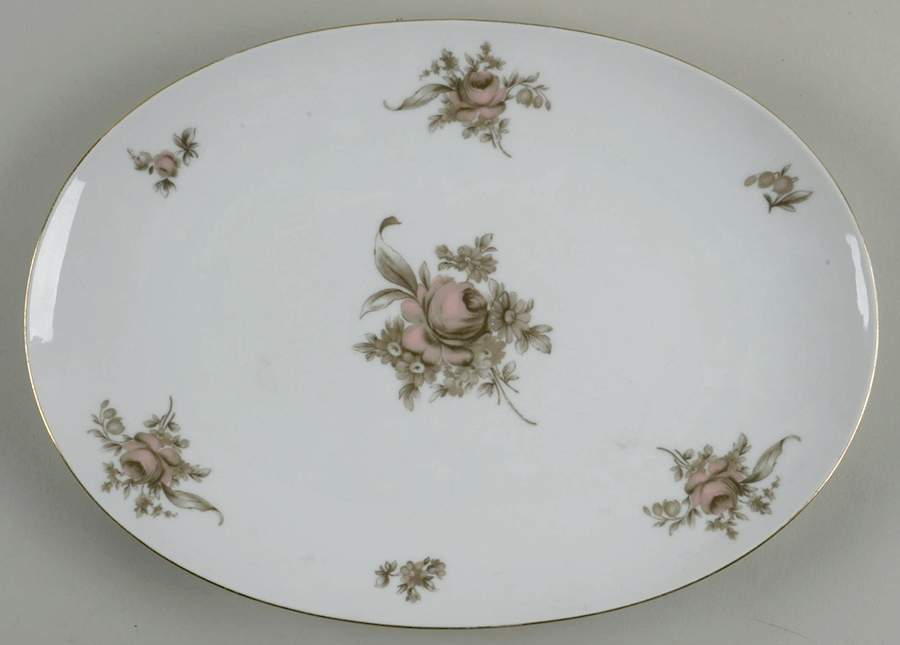 Colonial Rose 13" Oval Serving Platter by Rosenthal - Continental-1