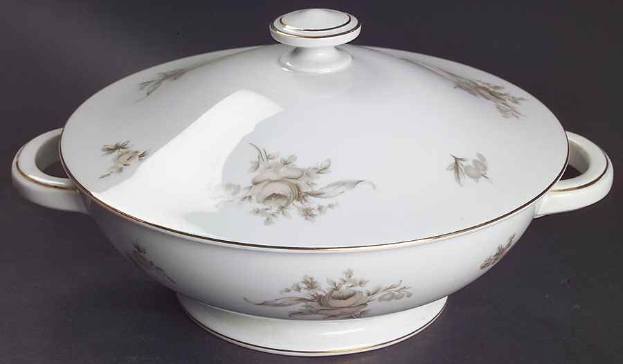 Colonial Rose Round Covered Vegetable by Rosenthal - Continental-1