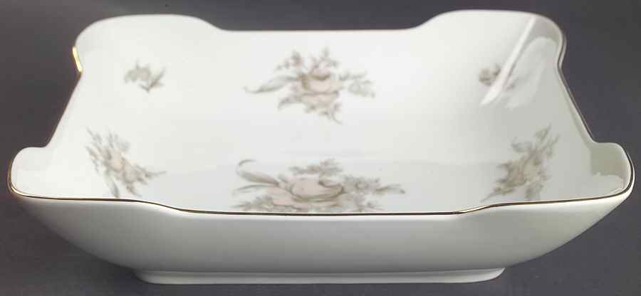 Colonial Rose 9" Square Vegetable Bowl by Rosenthal - Continental-1