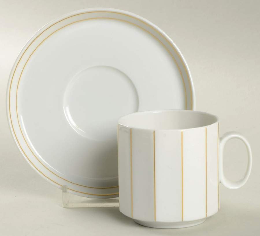 Corfu Flat Demitasse Cup & Saucer Set by Rosenthal - Continental-1
