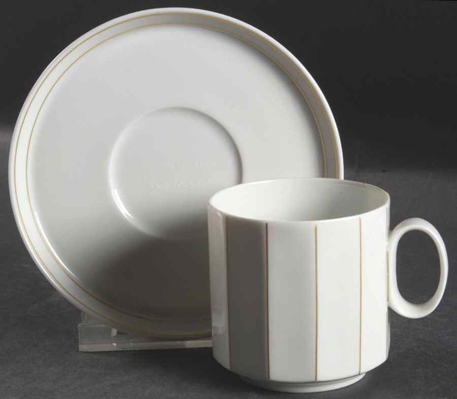 Corfu Flat Cup & Saucer Set by Rosenthal - Continental-1