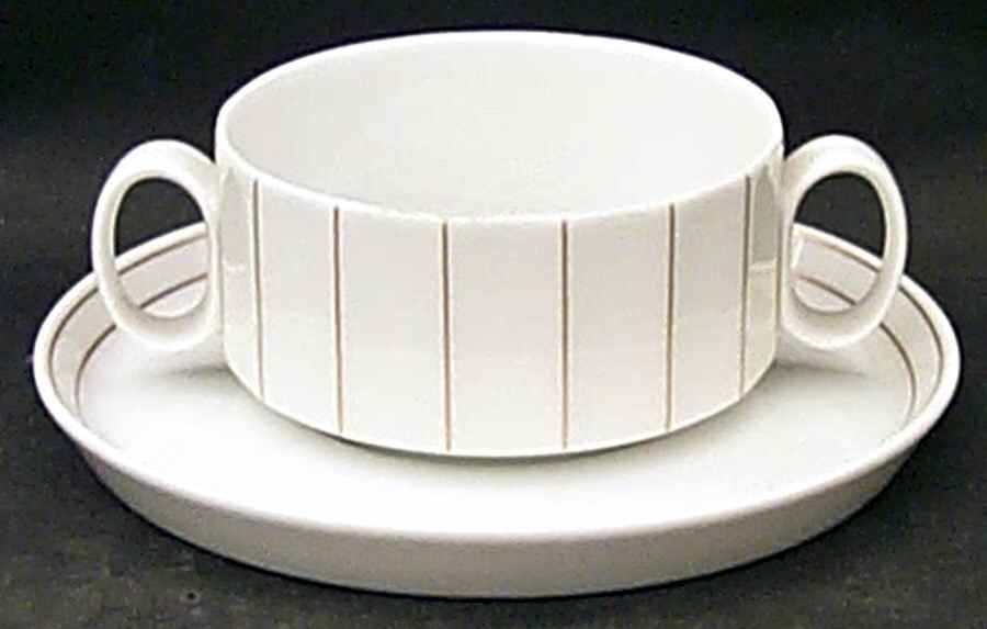 Corfu Flat Cream Soup & Saucer Set by Rosenthal - Continental-1