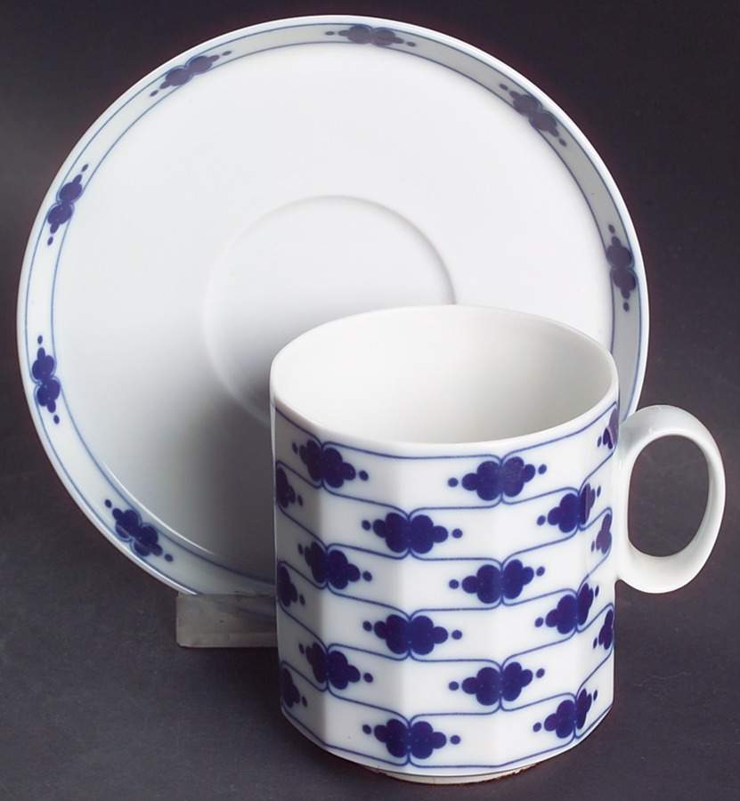 Corinth Flat Cup & Saucer Set by Rosenthal - Continental-1