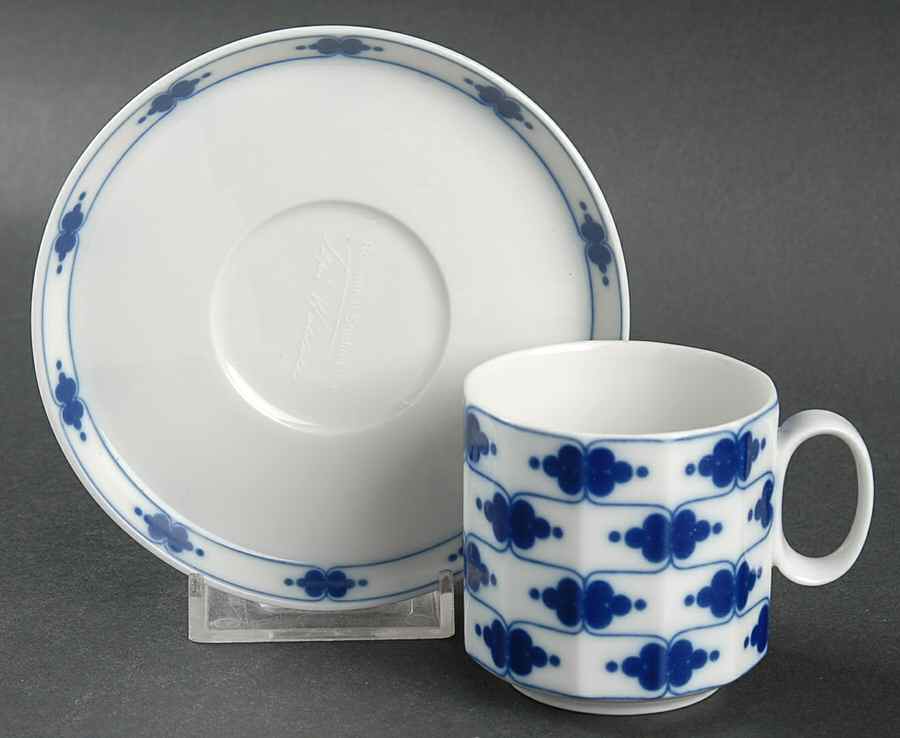 Corinth Flat Demitasse Cup & Saucer Set by Rosenthal - Continental-1