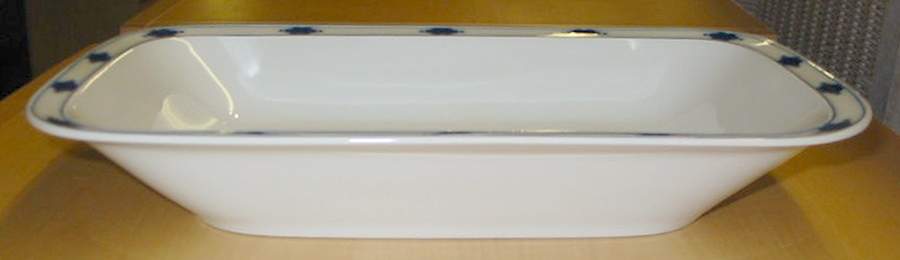 Corinth 12" Rectangular Vegetable Bowl by Rosenthal - Continental-1