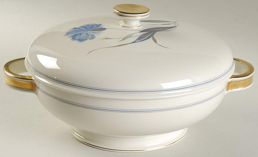 Cornflower (Winifred) Round Covered Vegetable by Rosenthal - Continental-1