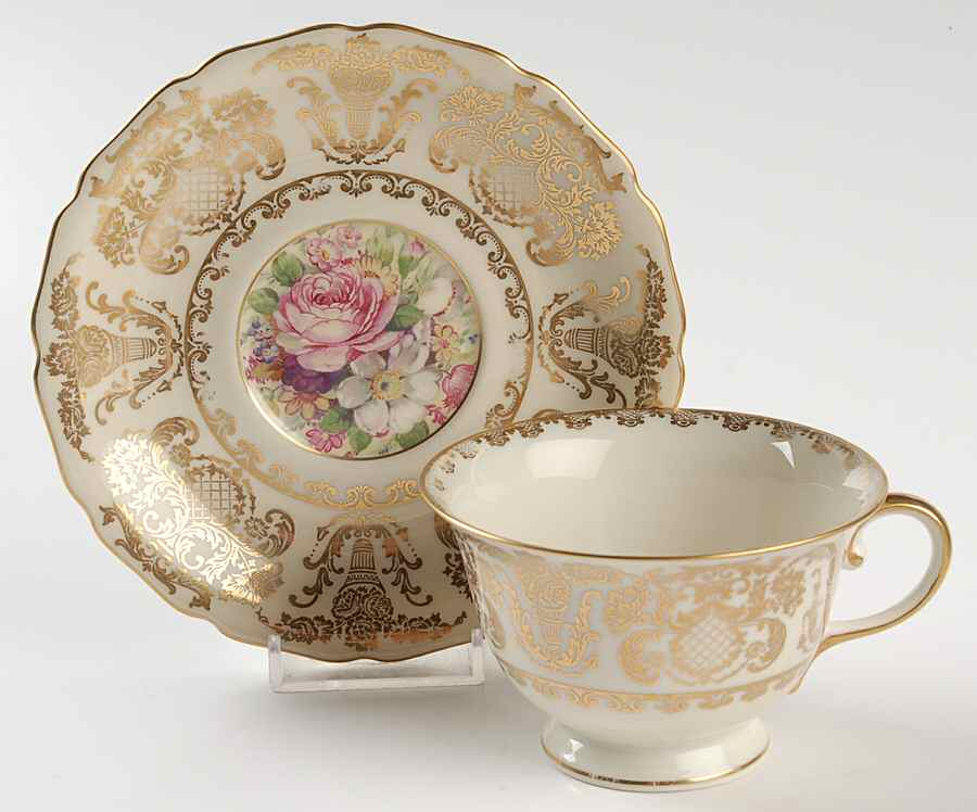 Coronado Footed Cup & Saucer Set by Rosenthal - Continental-1