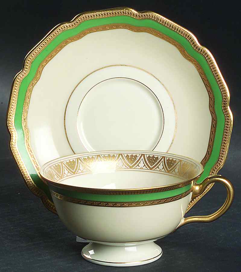 Coronation Footed Cup & Saucer Set by Rosenthal - Continental-1