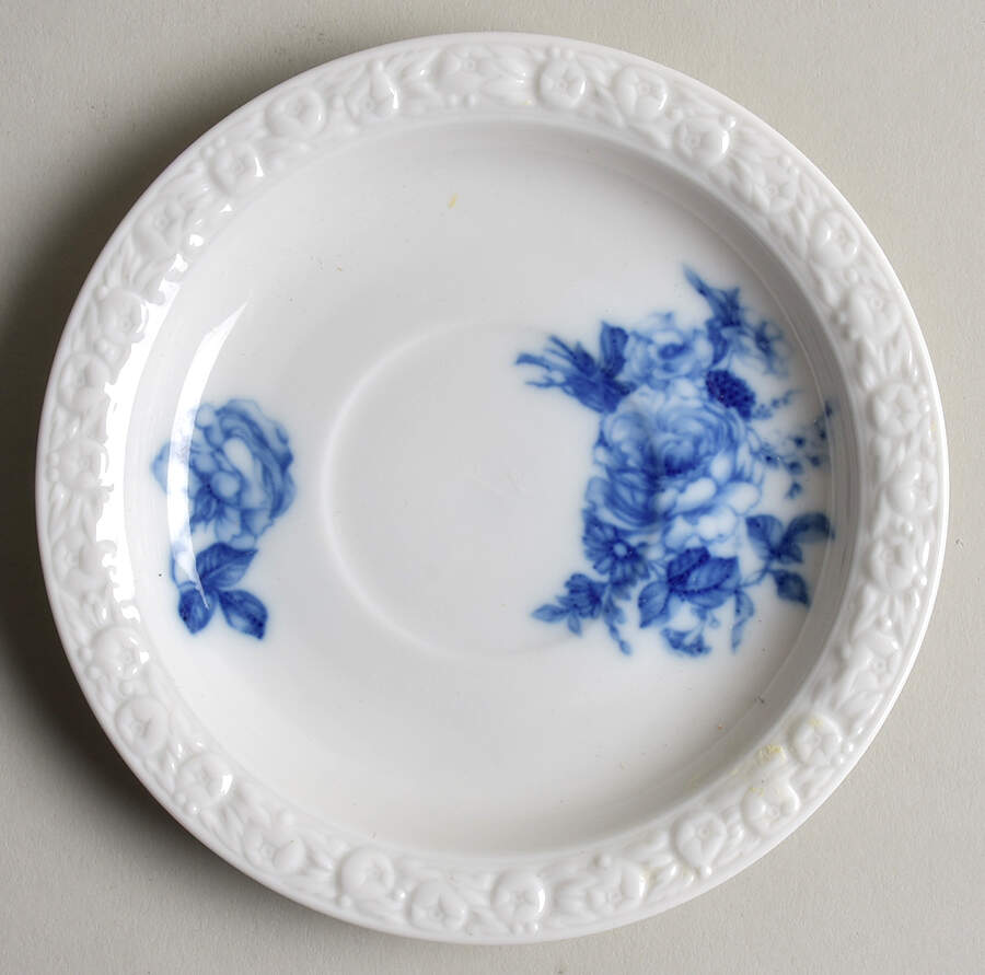 Cobalt Rose Saucer for Footed Cup by Rosenthal - Continental-1