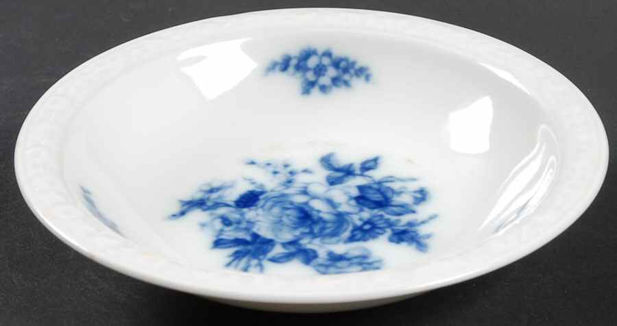 Cobalt Rose Rim Fruit/Dessert (Sauce) Bowl by Rosenthal - Continental-1