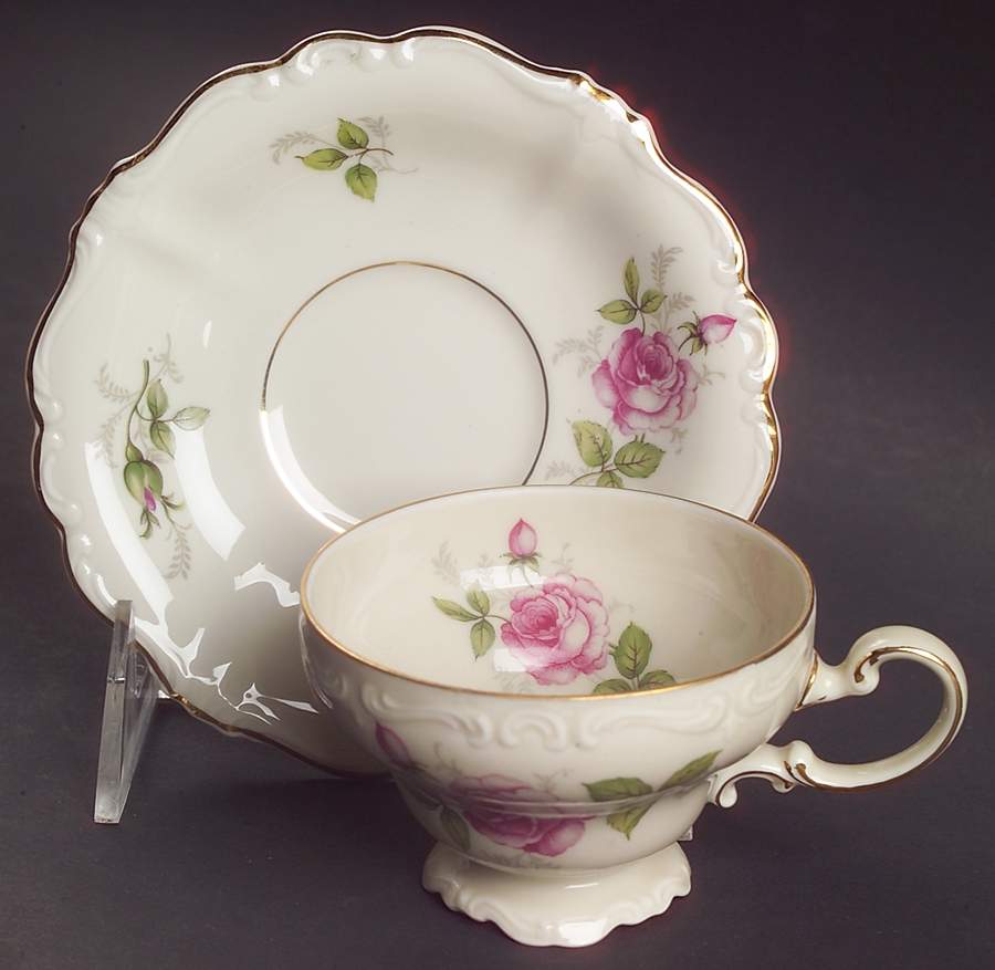 Courtship Footed Demitasse Cup & Saucer Set by Rosenthal - Continental-1