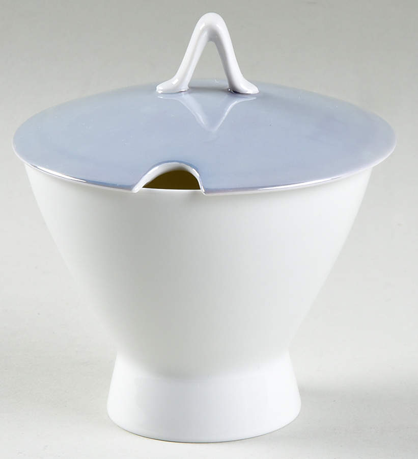 Crystalline Blue Jam/Jelly & Lid by Rosenthal - Continental-1