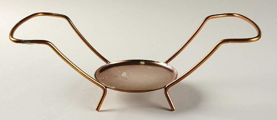 Crystalline Blue Metal Stand for RCVRV9 by Rosenthal - Continental-1
