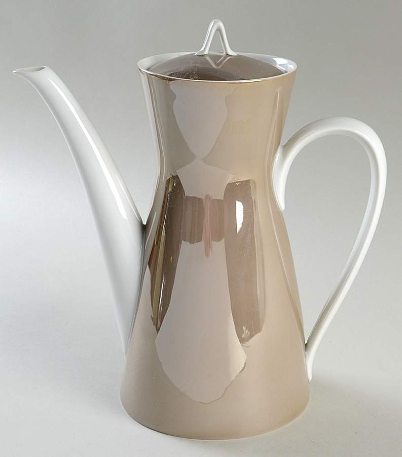 Crystalline Taupe Coffee Pot & Lid by Rosenthal - Continental-1