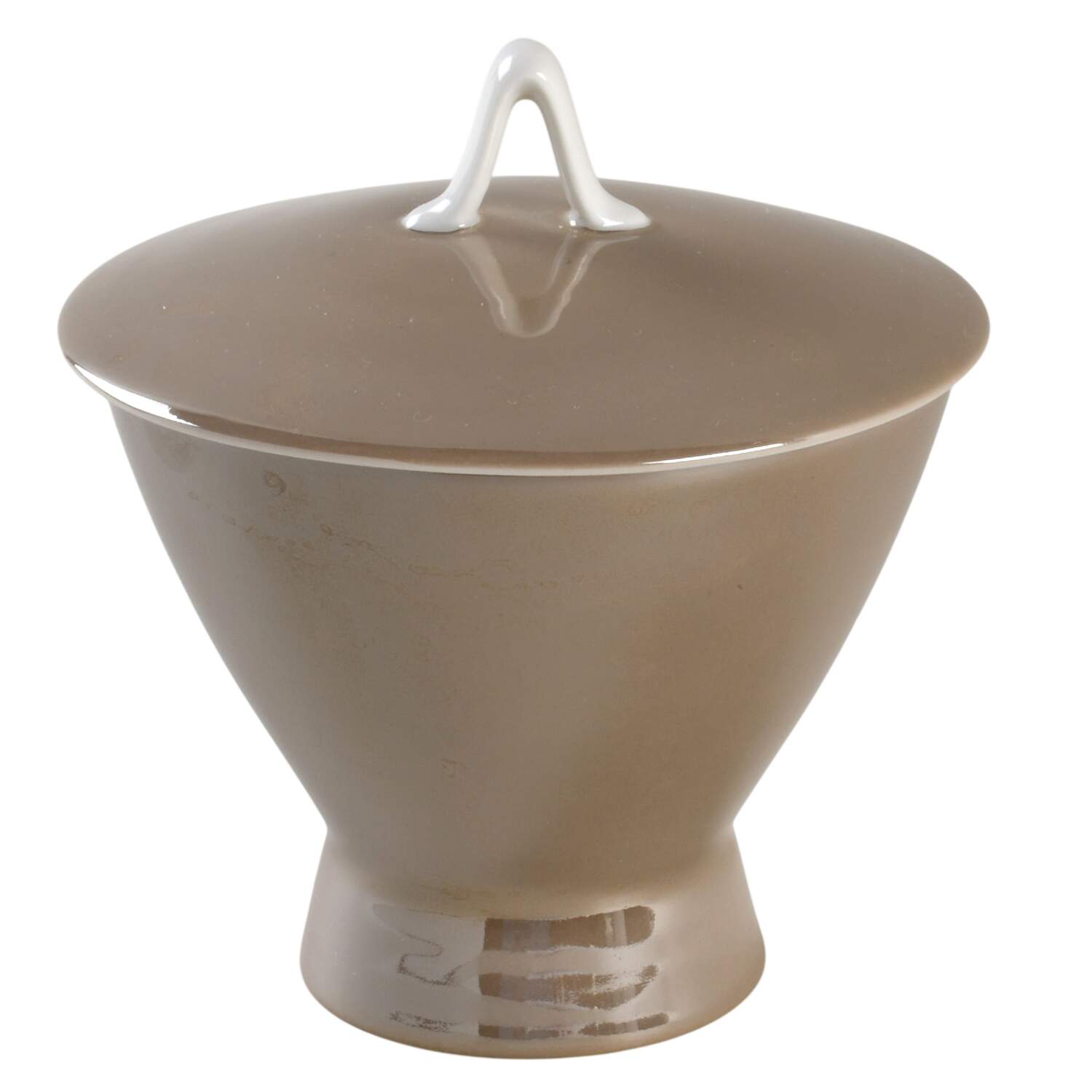 Crystalline Taupe Sugar Bowl & Lid by Rosenthal - Continental-1