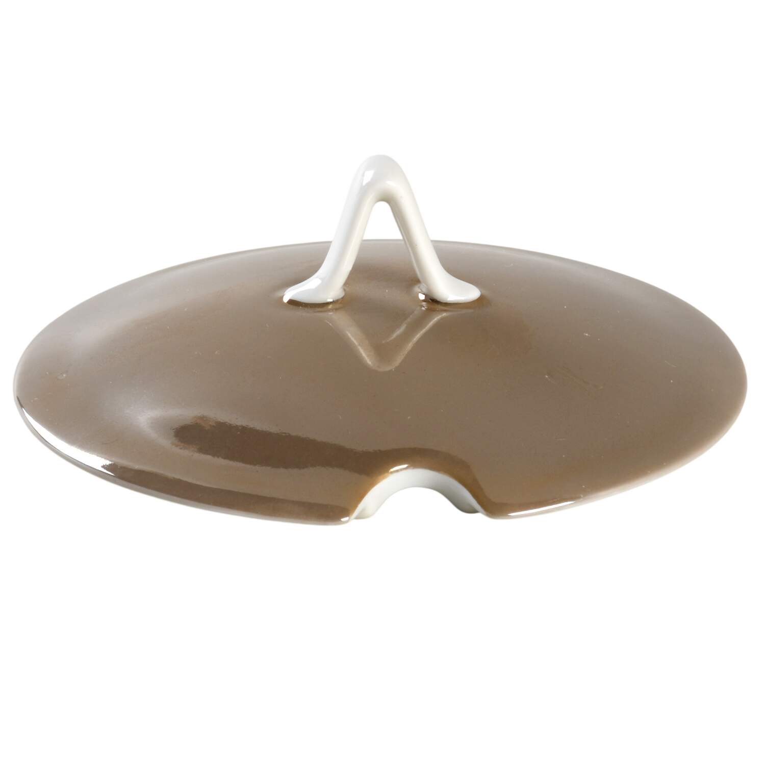 Crystalline Taupe Lid for Jam/Jelly by Rosenthal - Continental-1
