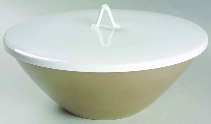 Crystalline Taupe Round Covered Vegetable-Uses RV7 As Base by Rosenthal - Continental-1
