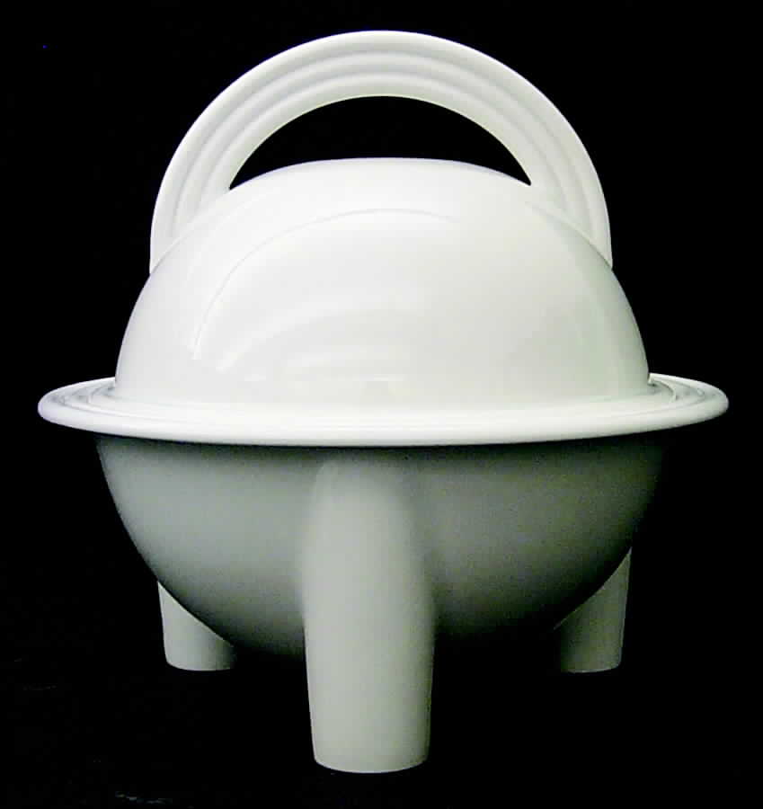 Cupola White Round Covered Vegetable by Rosenthal - Continental-1