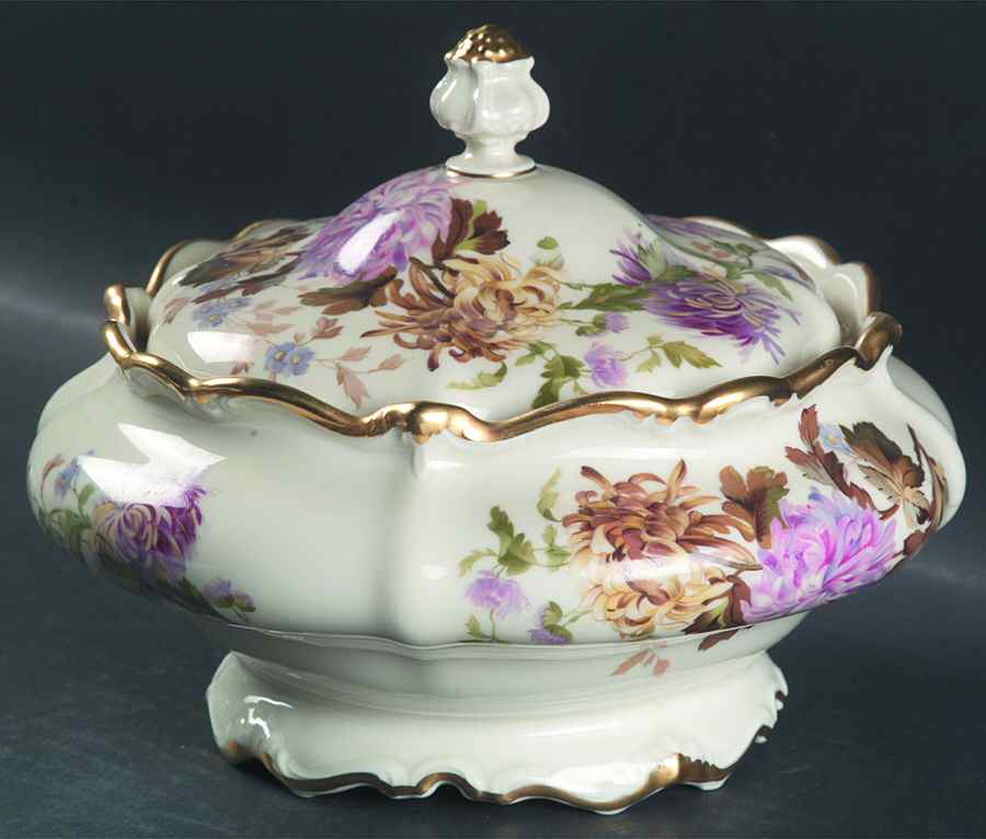 Daphne (Pompadour) Mini Round Covered Vegetable by Rosenthal - Continental-1