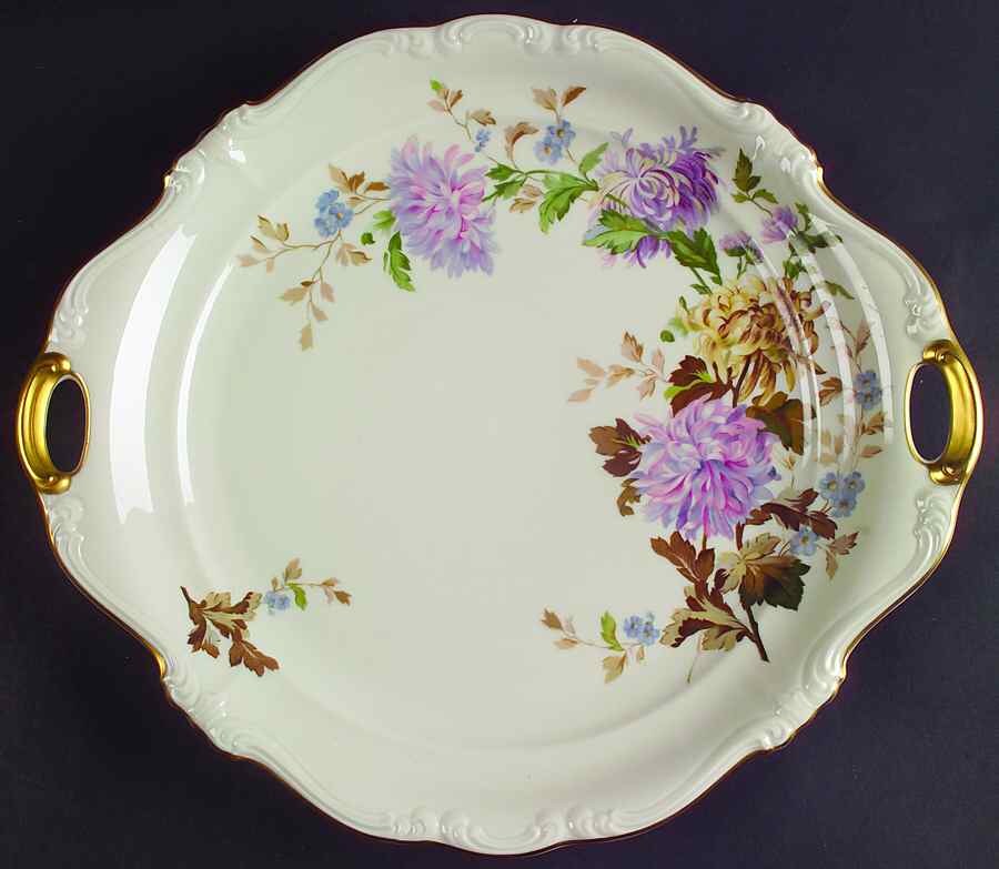 Daphne (Pompadour) Handled Cake Plate by Rosenthal - Continental-1