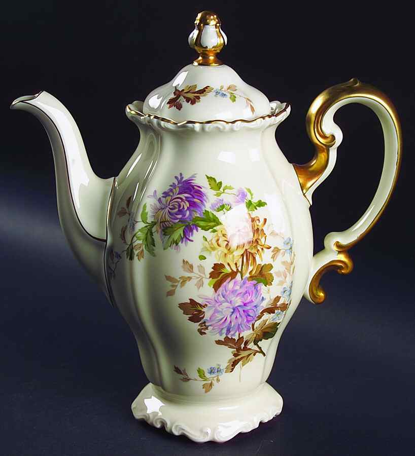 Daphne (Pompadour) Coffee Pot & Lid by Rosenthal - Continental-1