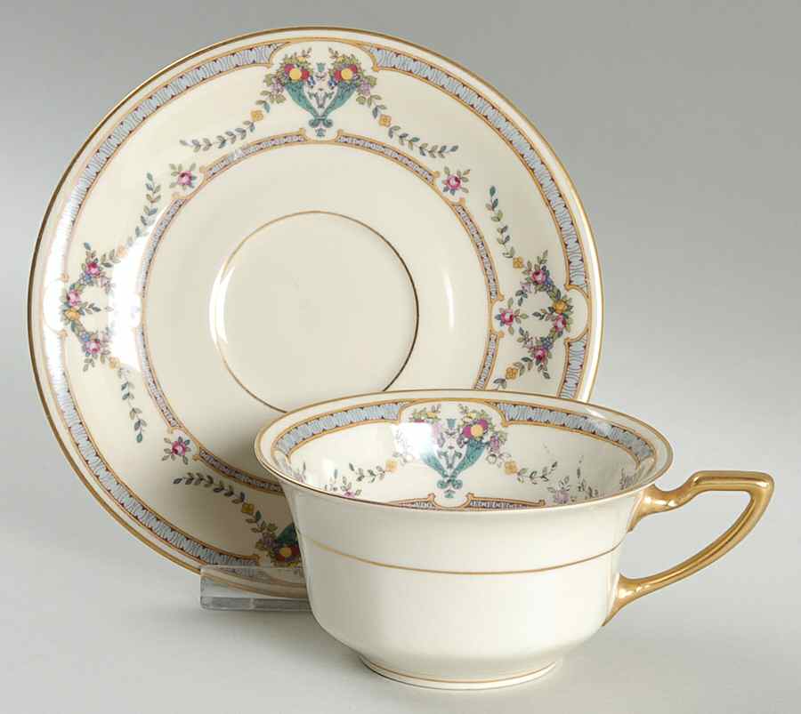 Daphne Flat Cup & Saucer Set by Rosenthal - Continental-1