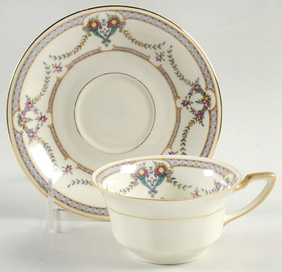 Daphne Flat Cup & Saucer Set by Rosenthal - Continental-1