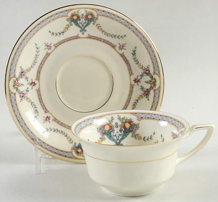 Daphne Flat Cup & Saucer Set by Rosenthal - Continental-1