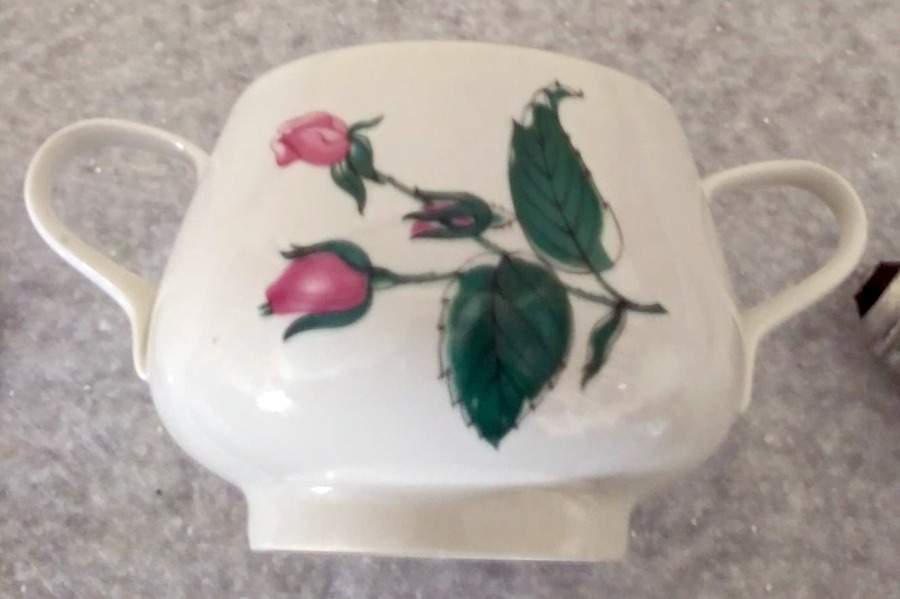 Darling Rose Sugar Bowl No Lid by Rosenthal - Continental-1