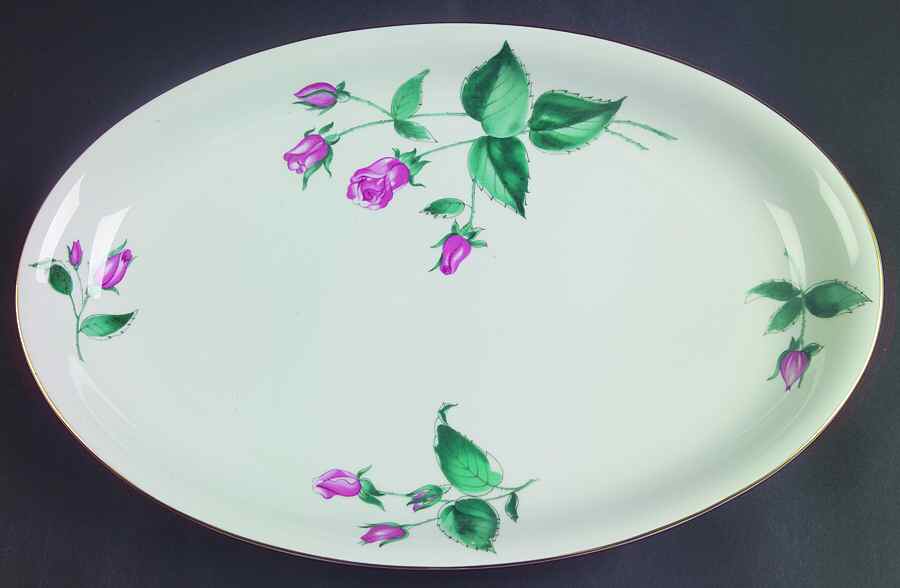 Darling Rose 15" Oval Serving Platter by Rosenthal - Continental-1