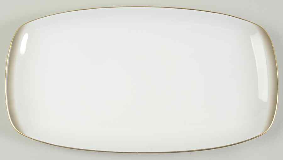Dawn (Gold Trim) 16" Oval Serving Platter by Rosenthal - Continental-1