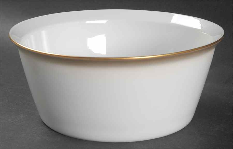 Dawn (Gold Trim) 8" Round Vegetable Bowl by Rosenthal - Continental-1