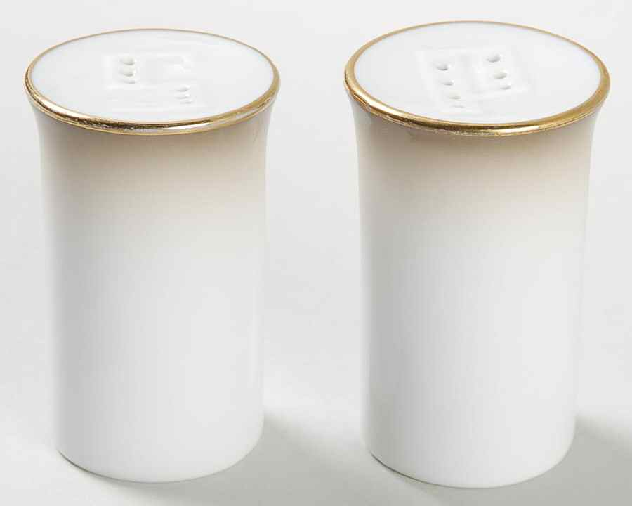 Dawn (Gold Trim) Salt & Pepper Set by Rosenthal - Continental-1