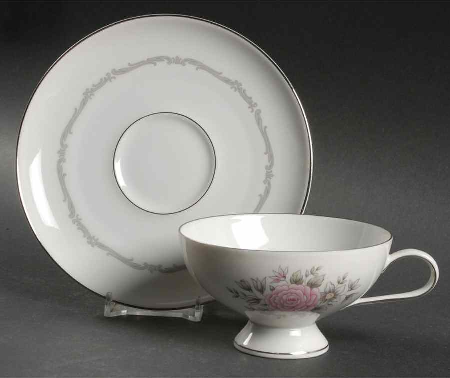 Debut Footed Cup & Saucer Set by Rosenthal - Continental-1