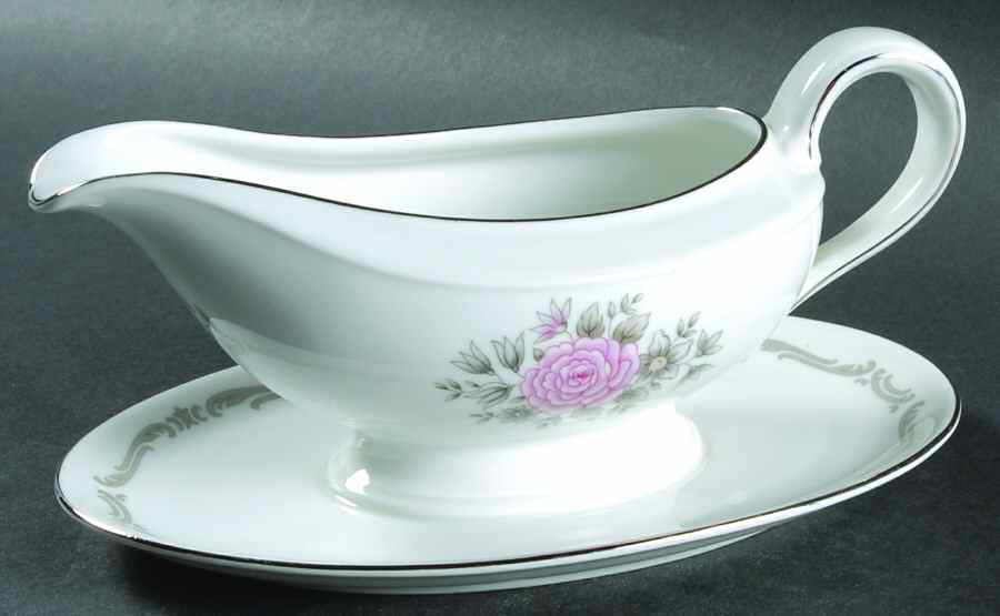 Debut Gravy Boat with Attached Underplate by Rosenthal - Continental-1