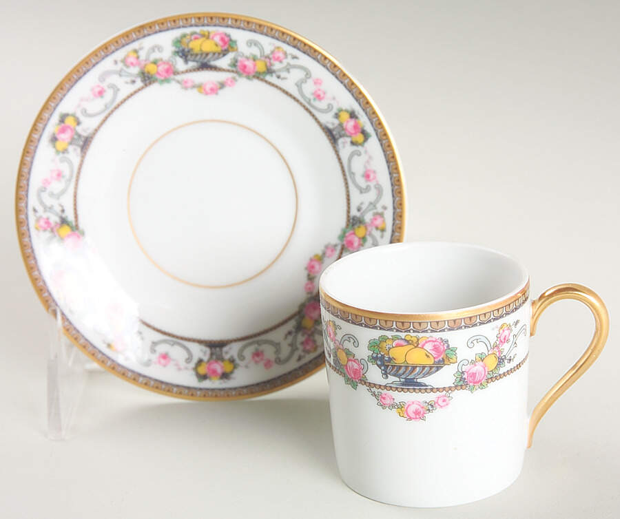 Della Robbia Flat Demitasse Cup & Saucer Set by Rosenthal - Continental-1