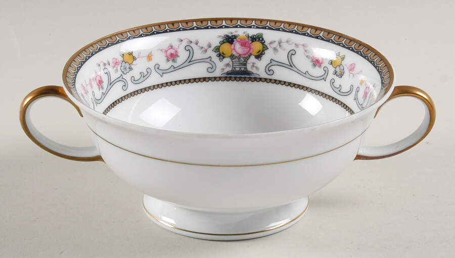 Della Robbia Footed Cream Soup Bowl by Rosenthal - Continental-1