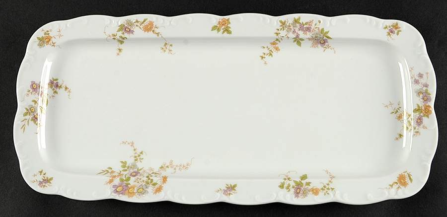 Desiree (Classic Rose Collection, Rim) Large Sandwich Tray by Rosenthal - Continental-1