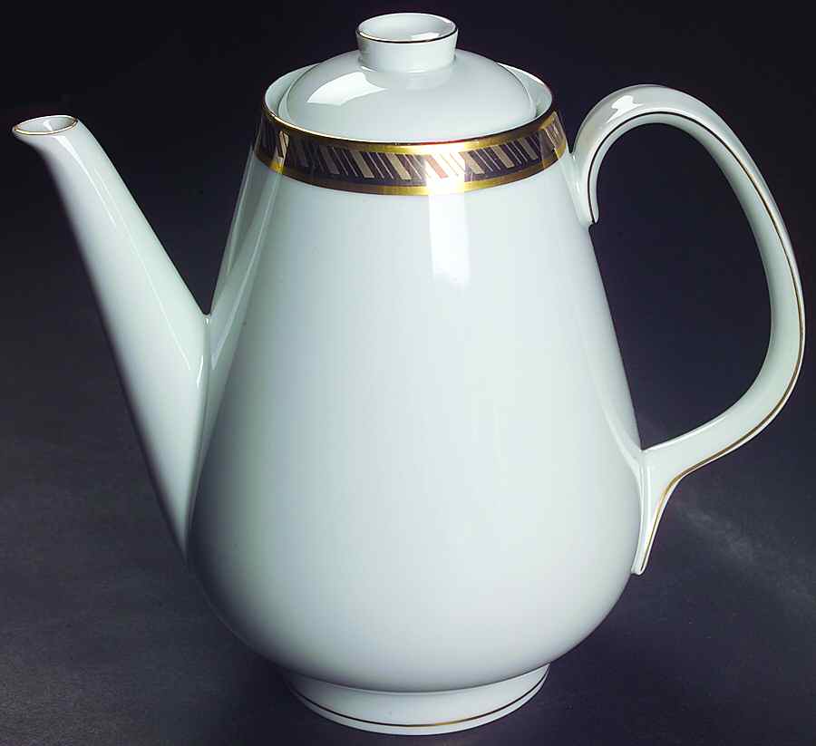 Desiree (Coupe Shape) Coffee Pot & Lid by Rosenthal - Continental-1